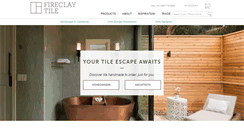 Desktop Screenshot of fireclaytile.com